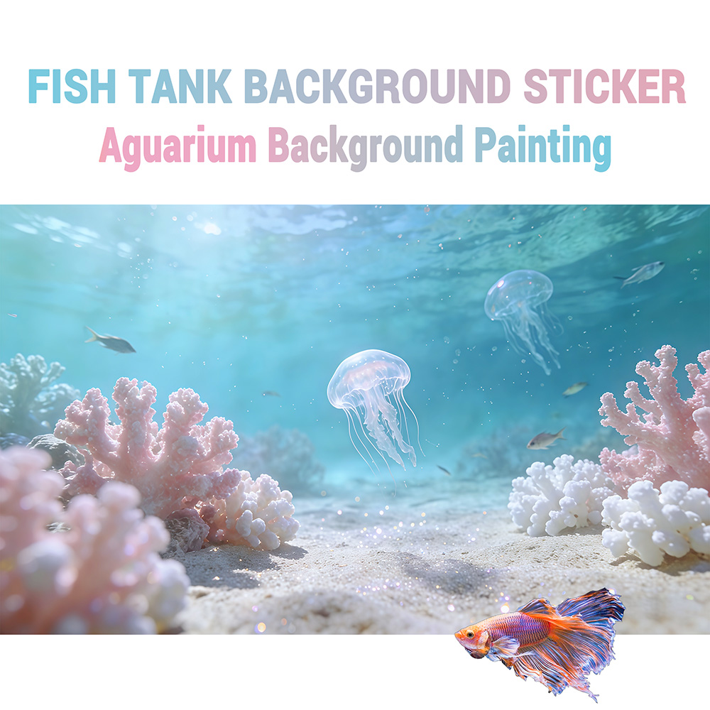 Aquarium Sand White - Pantai berpasir putih dan karang merah