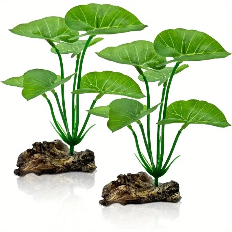 Aquarium Plant Roots - 1 Buah Tanaman Akuarium Buatan Daun