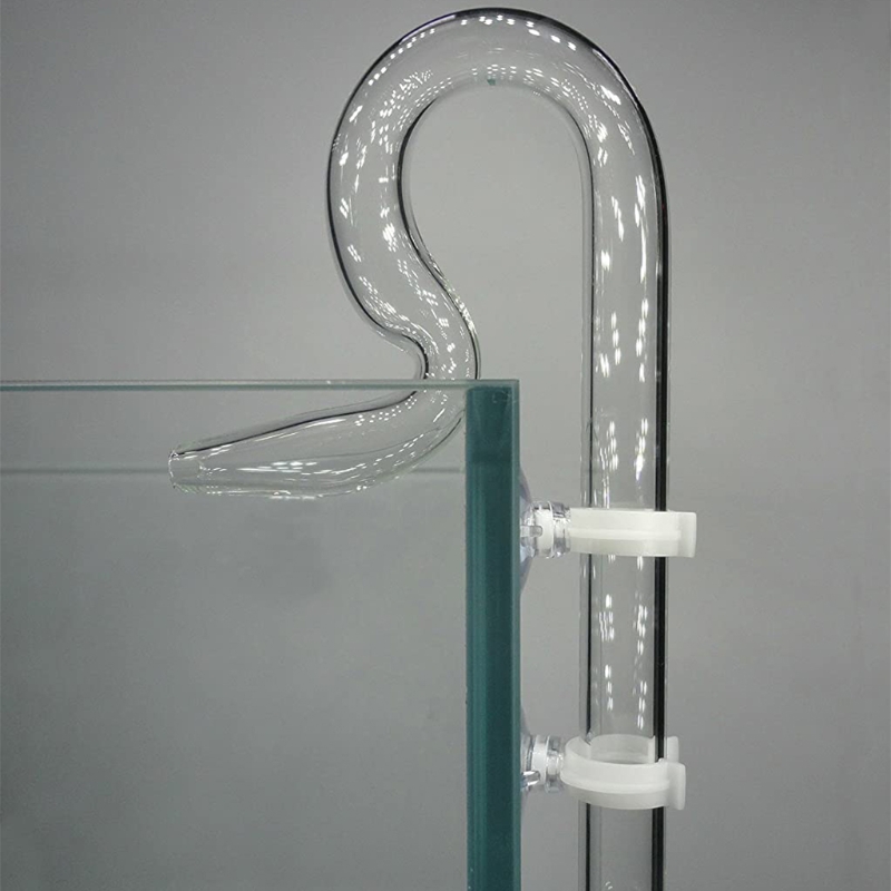 Planted Aquarium Mini - Pipa Outflow Jet Kaca Membuat Arus