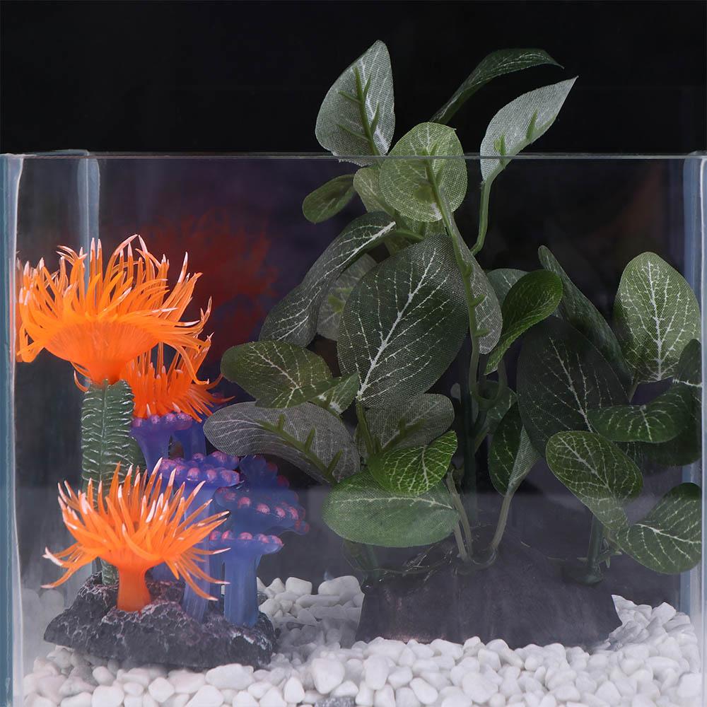 Planted Aquarium Jar - Tanaman Buatan Sutra Kreatif Realistis, Tanaman