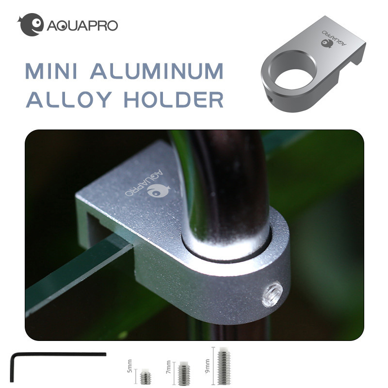 Planted Aquarium Mini - Pemegang campuran aluminium Mini akuarium, braket