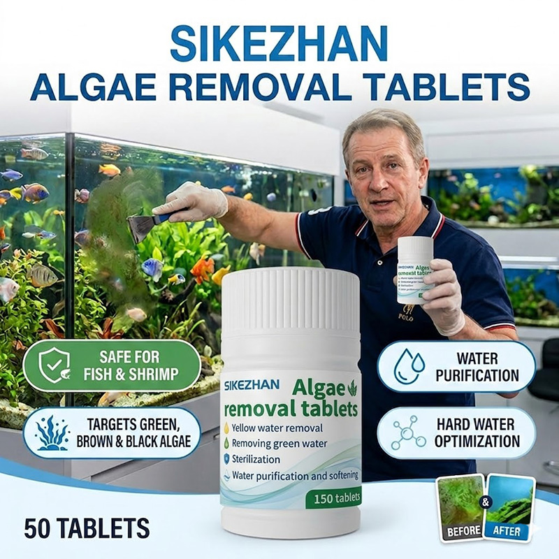 Planted Aquarium Algae Control - Tablet Penghilang Alga Cepat Pembersih Air