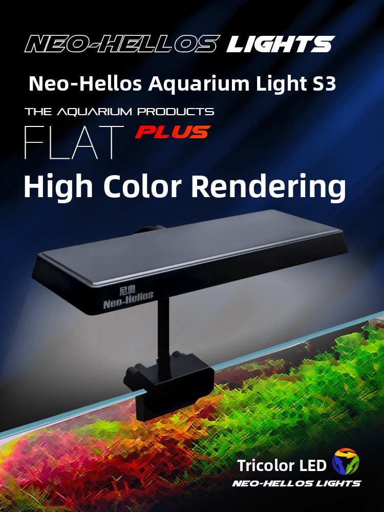 Planted Aquarium Algae Control - Lampu LED Spektrum Penuh Neo S3