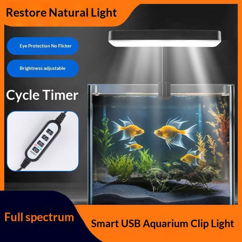 Aquarium Planted Plants - Lampu Akuarium LED Spektrum Penuh 360