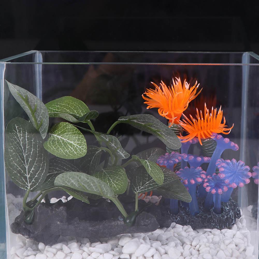 Planted Aquarium Jar - Tanaman Imitasi Sutra yang Mirip Asli