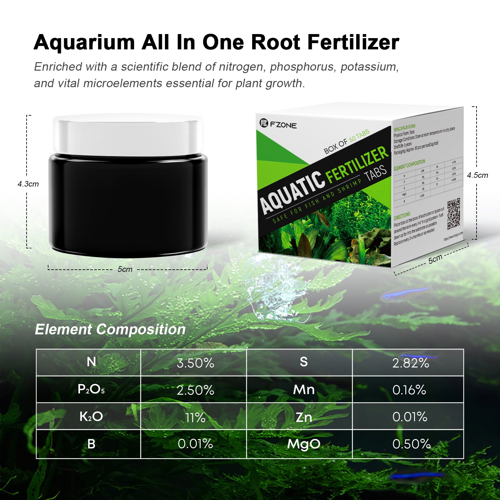 FZONE Aquarium Root Tabs Pupuk - Aquarium Plant Root Fertilizer ulasan dan harga