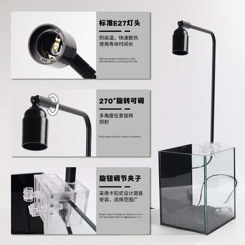 Lampu LED untuk akuarium, dudu - Planted Aquarium With Fish ulasan dan harga