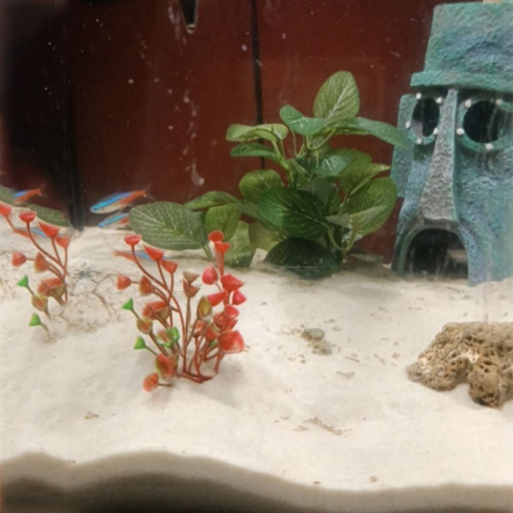 Tanaman Buatan Mirip Asli dari - Planted Aquarium Jar ulasan dan harga