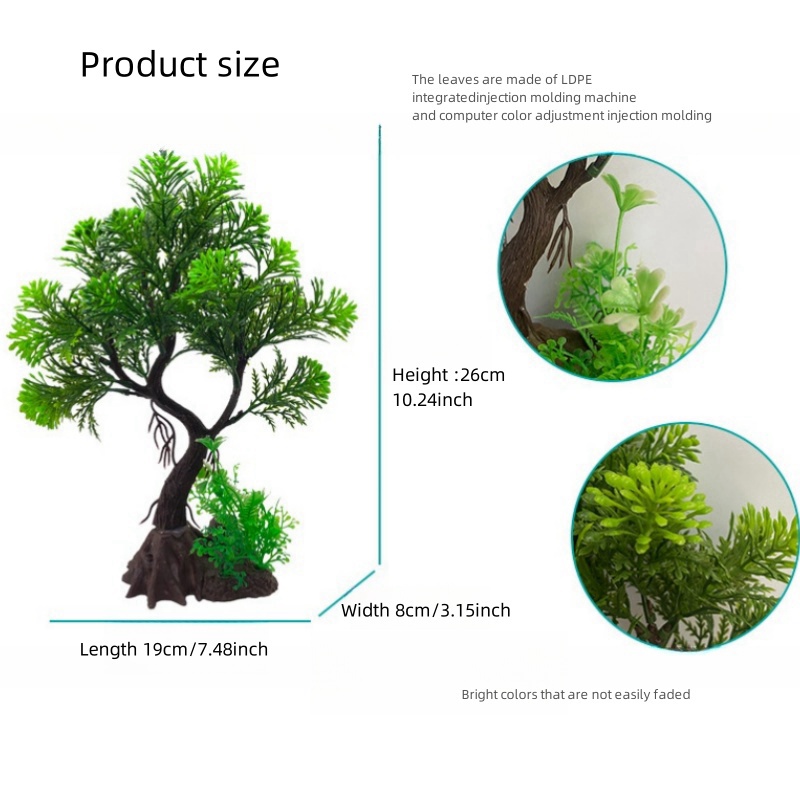 Dekorasi akuarium buatan DIY,  - Aquarium Plant Roots ulasan dan harga