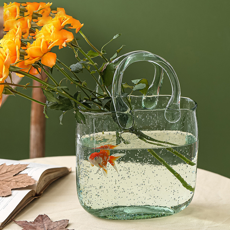 Vas Bunga Kaca Meja Nordik Ben - Planted Aquarium Jar ulasan dan harga