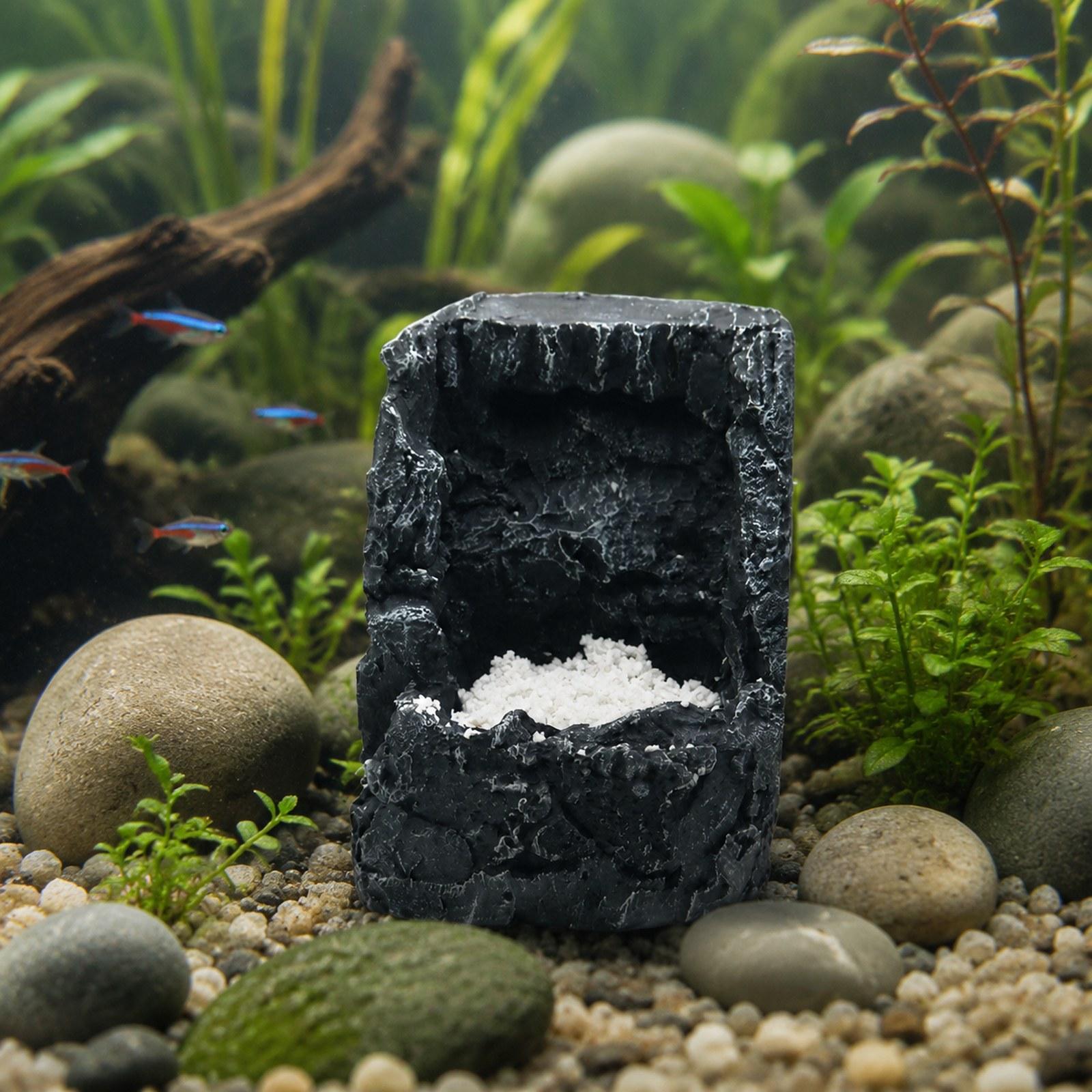Batu Pemandangan Gunung Akuari - Aquarium Sand White ulasan dan harga