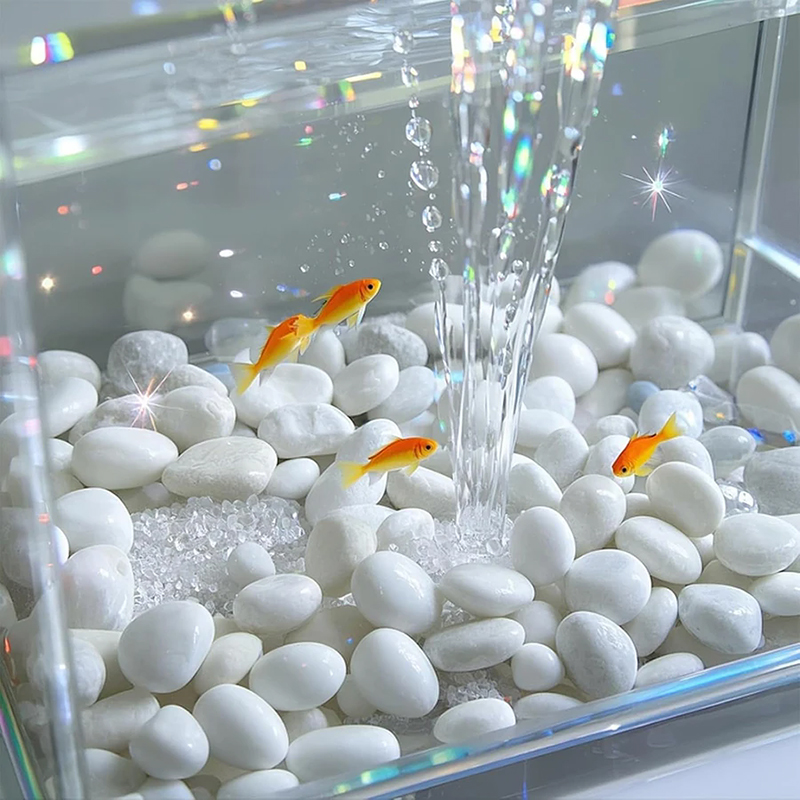 Batu Sungai Poles Putih Alami  - Aquarium Sand White ulasan dan harga
