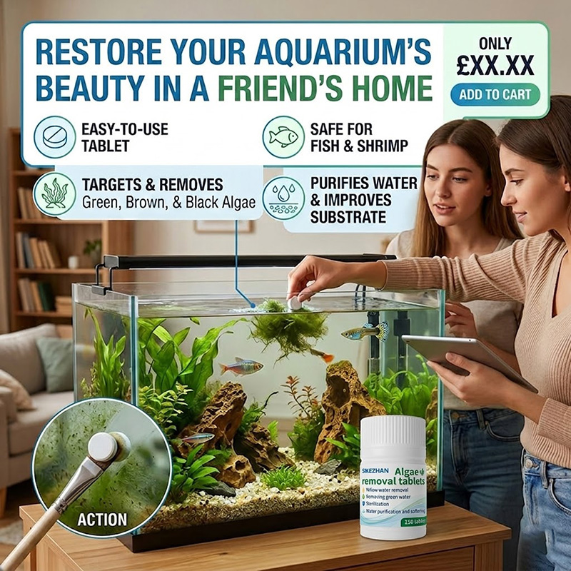 Tablet Penghilang Alga Cepat P - Planted Aquarium Algae Control ulasan dan harga