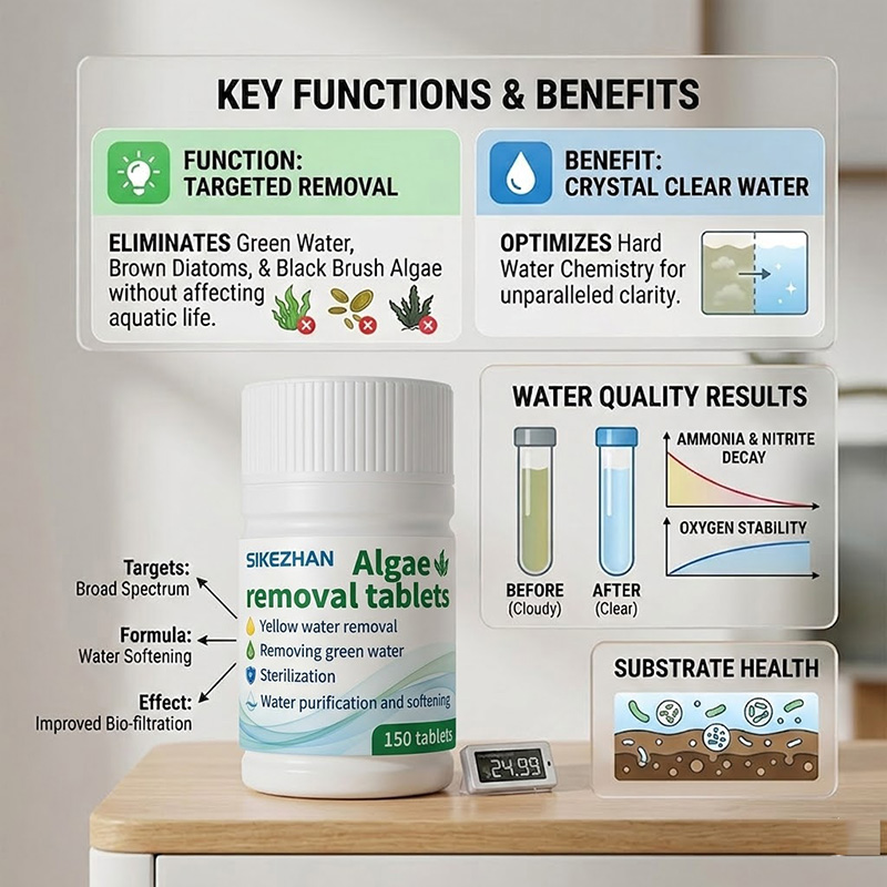 Tablet Penghilang Alga Cepat P - Planted Aquarium Algae Control ulasan dan harga