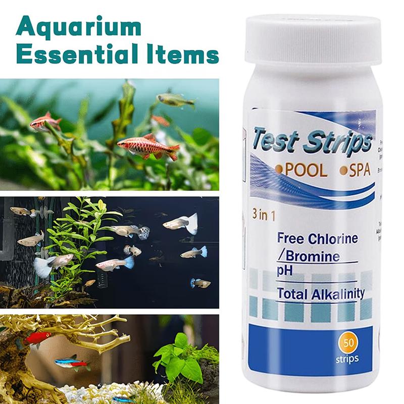 Strip Tes Air Akuarium 9 in 1  - Planted Aquarium With Fish ulasan dan harga
