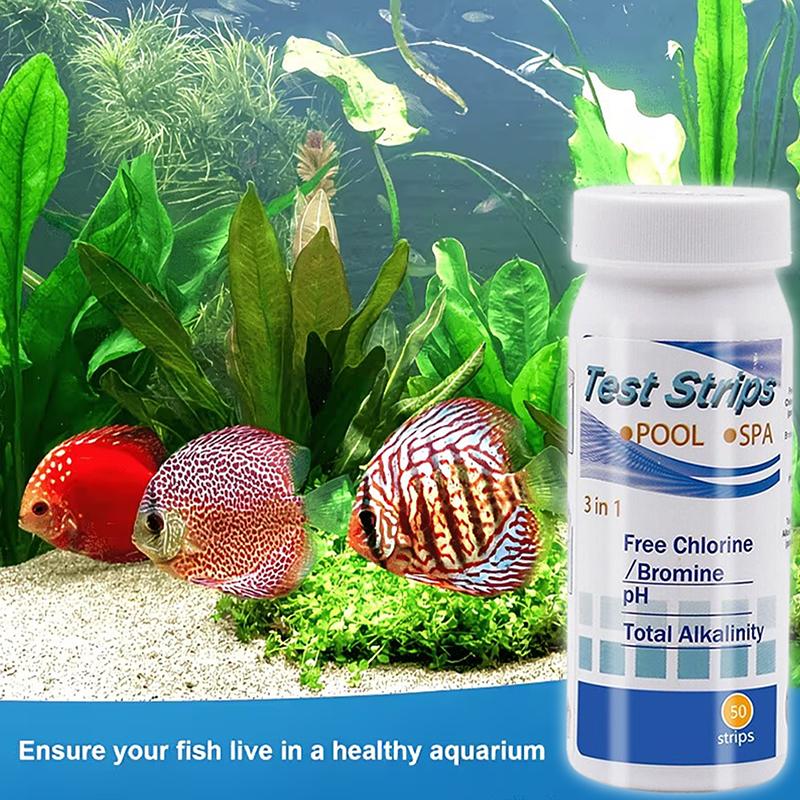 Strip Tes Air Akuarium 9 in 1  - Planted Aquarium With Fish ulasan dan harga