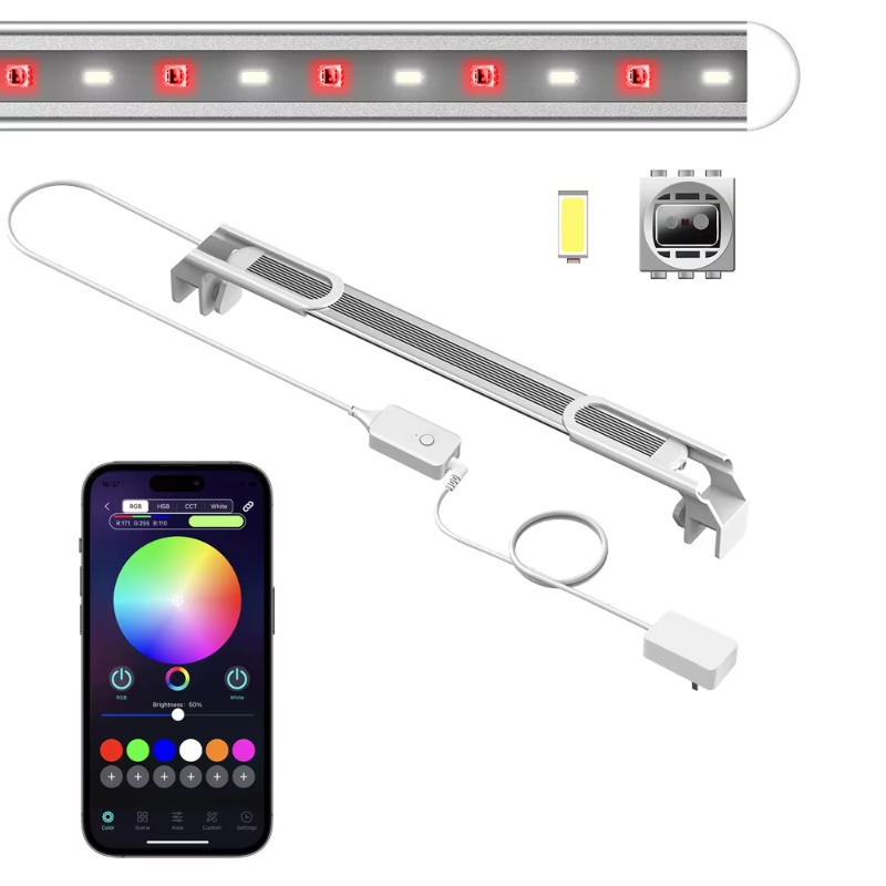 Lampu Akuarium LED Pintar Berb - Planted Aquarium Algae Control ulasan dan harga