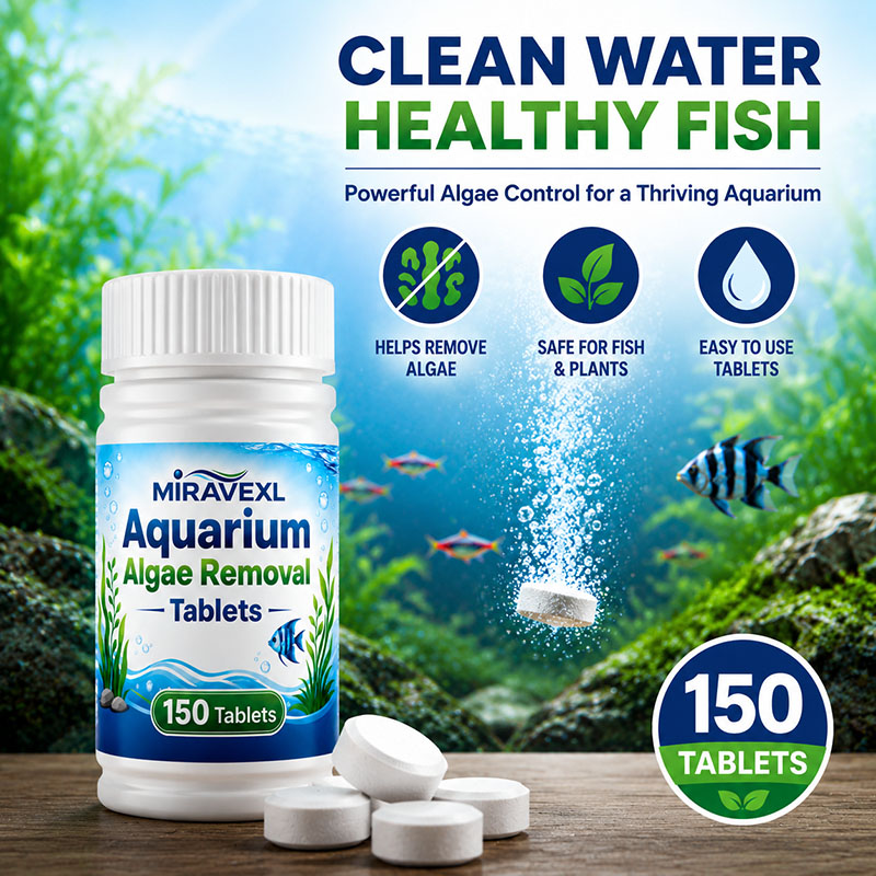 Tablet Penghilang Alga Akuariu - Planted Aquarium With Fish ulasan dan harga