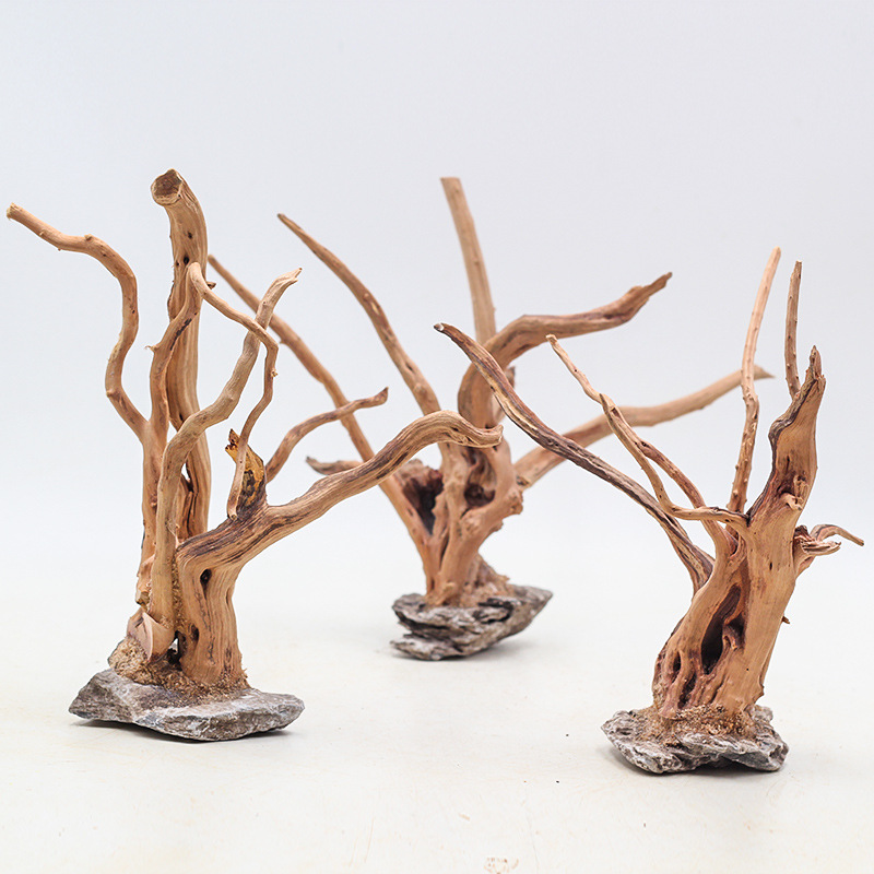 1 Buah Hiasan Kayu Lanskap Aku - Aquarium Plant Roots ulasan dan harga
