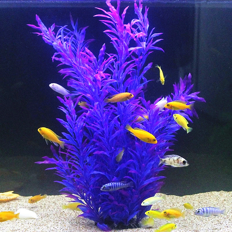 50CM Kolam Ikan Buatan Tanaman - Aquarium Plant Roots ulasan dan harga